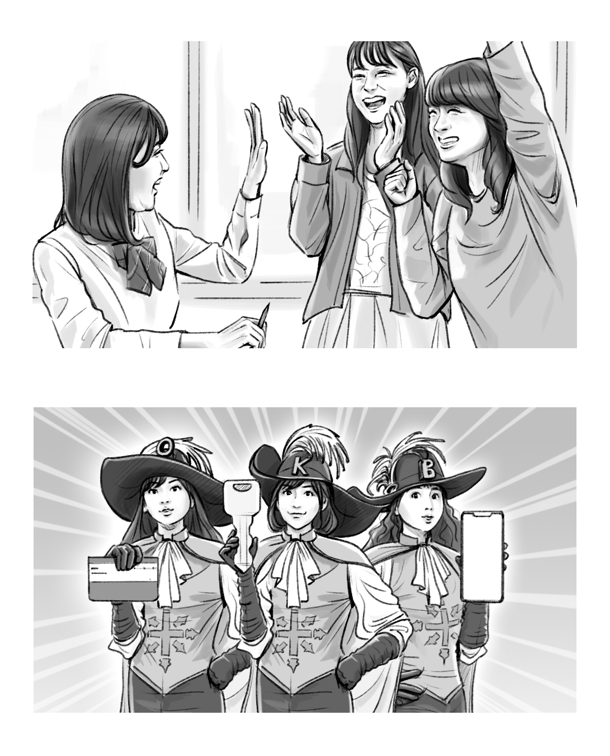 モノクロコンテ