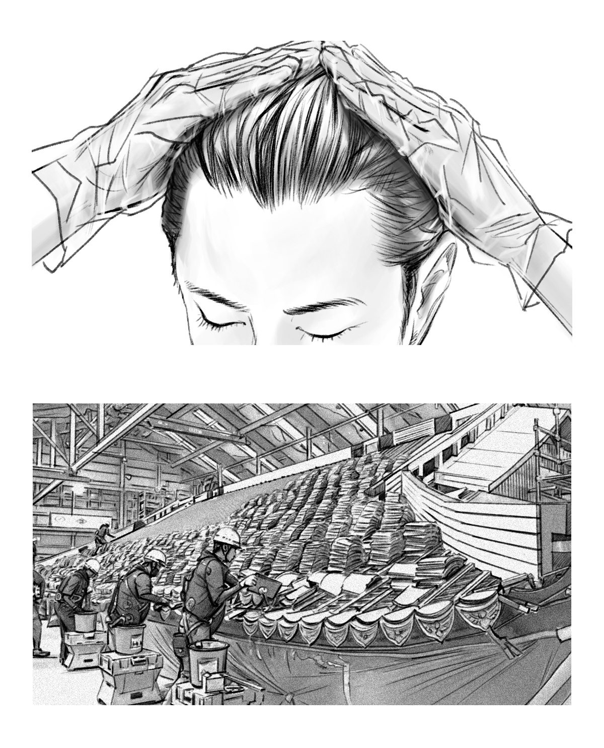 モノクロコンテ