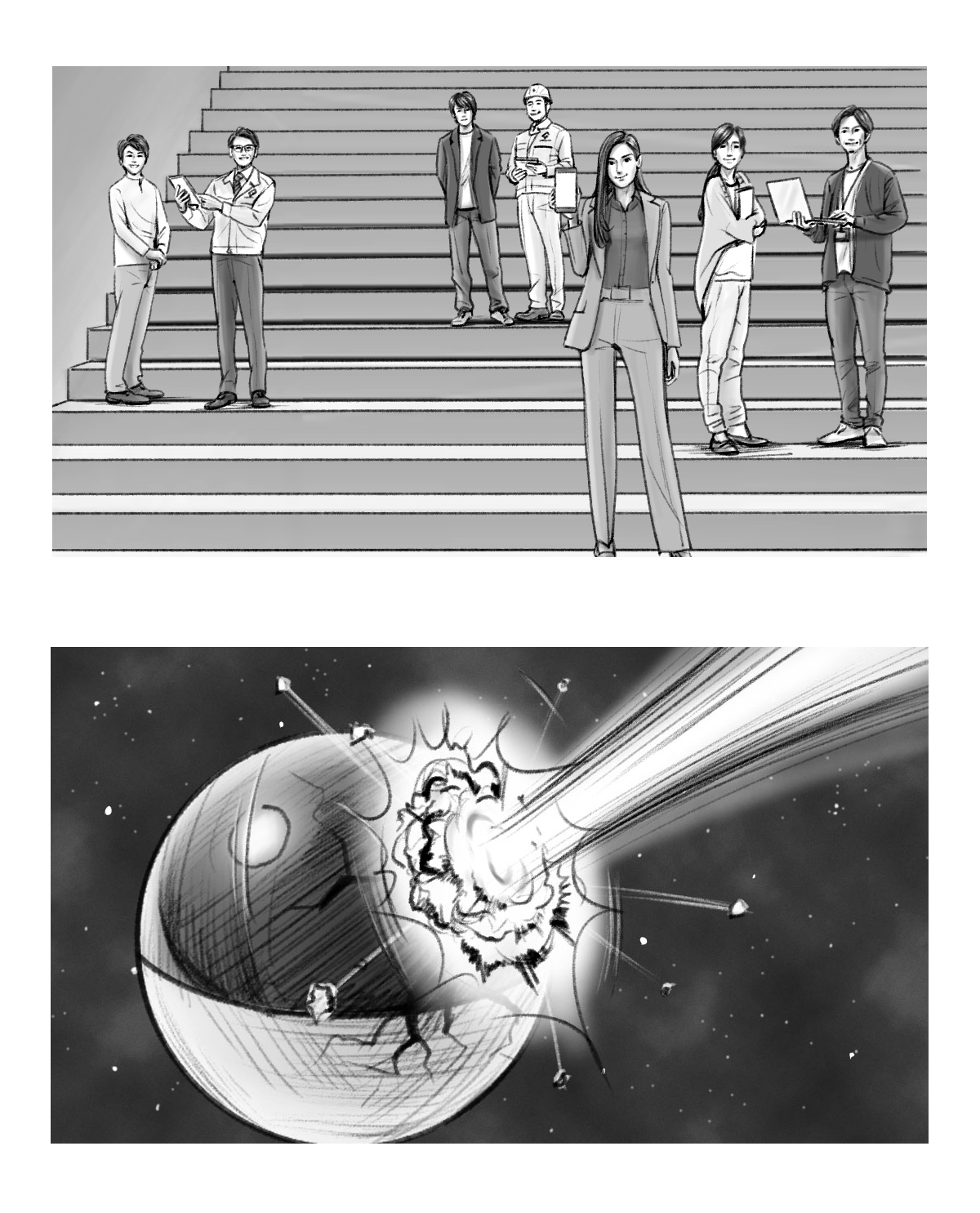 モノクロコンテ